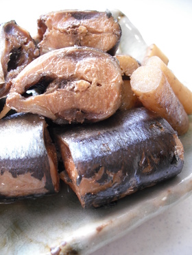 さんまとごぼうの甘辛煮(圧力鍋使用)