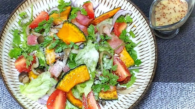 秋味のシーザーサラダ レシピ 作り方 By 愛乙女 愛 クックパッド