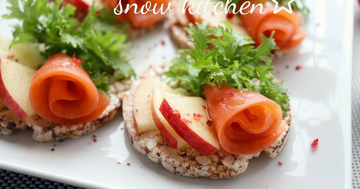 聖パトリックの日のアイルランド風スモークサーモンのカナッペのレシピ