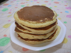 バナナミルクパンケーキ☆