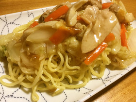 塩あんかけ焼きそば