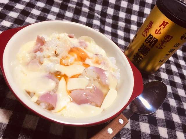 即席飯 開運きのこ茶入りカルボナーラ丼 レシピ 作り方 By 黒猫魔術