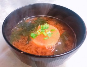 レンチンで!まるごと大根のお味噌汁