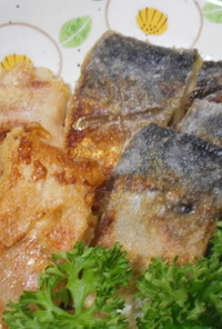 鯖の竜田揚げ　赤魚も☆冷凍魚フライパンで