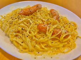 節約!簡単!がっつりカルボナーラ