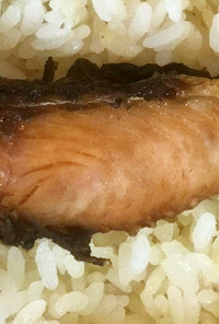 新巻き鮭の炊込みご飯