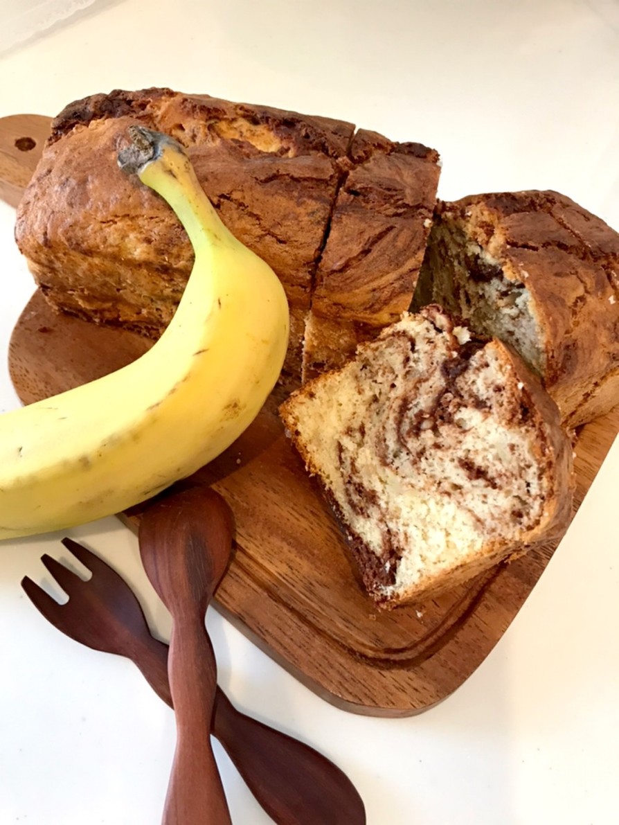 チョコバナナパウンドケーキの画像