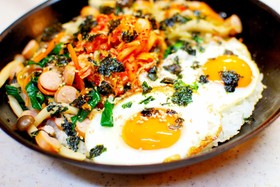カリッとサクサク☆石焼き風ビビンパ
