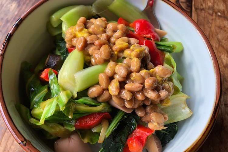 納豆となんでも野菜たっぷり丼 レシピ 作り方 By まめこぞう クックパッド 簡単おいしいみんなのレシピが352万品