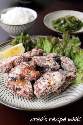 カツオの竜田揚げ