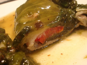 レタス デ 豚肉のロールまき