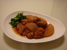 鶏肉と大根の煮物
