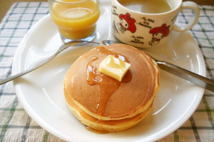 マヨネーズでふわっと ホットケーキセット レシピ 作り方 By 花時計咲いた クックパッド 簡単おいしいみんなのレシピが354万品