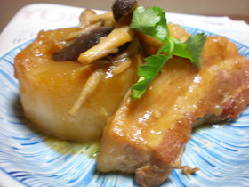 圧力鍋で!豚の角煮