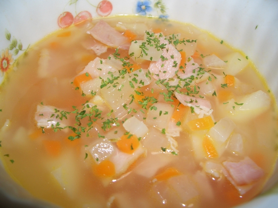 ◇シンプル◇栄養満点野菜のスープ♪の画像