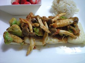 お豆腐のブルスケッタ風