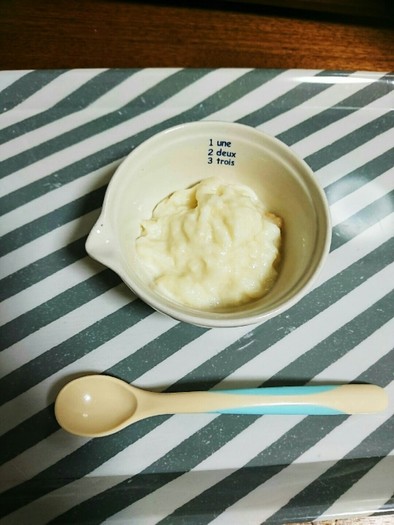 ミルクパン粥～離乳食初期～の写真