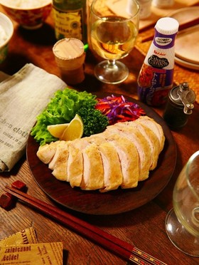 レンチン簡単♪トムヤムクン味サラダチキン