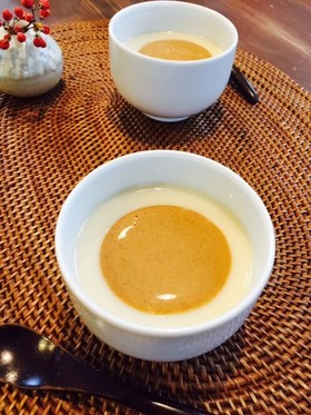 牛乳プリン❁きなこソースがけ