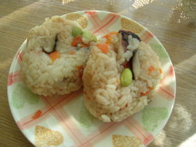 いか飯?風炊き込みご飯