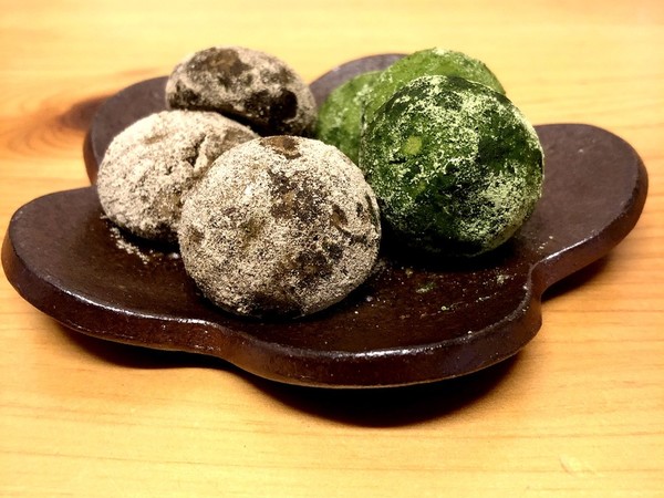 抹茶とほうじ茶のスノーボールクッキー♪