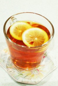 紅茶レモン♪風邪＆インフルエンザ予防に◎