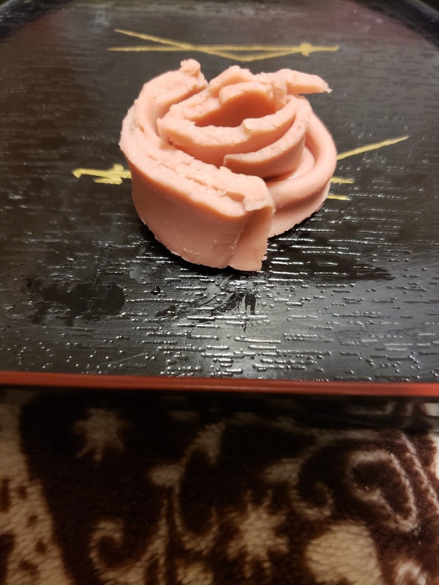 薔薇スライス生チョコレートでバレンタインの画像