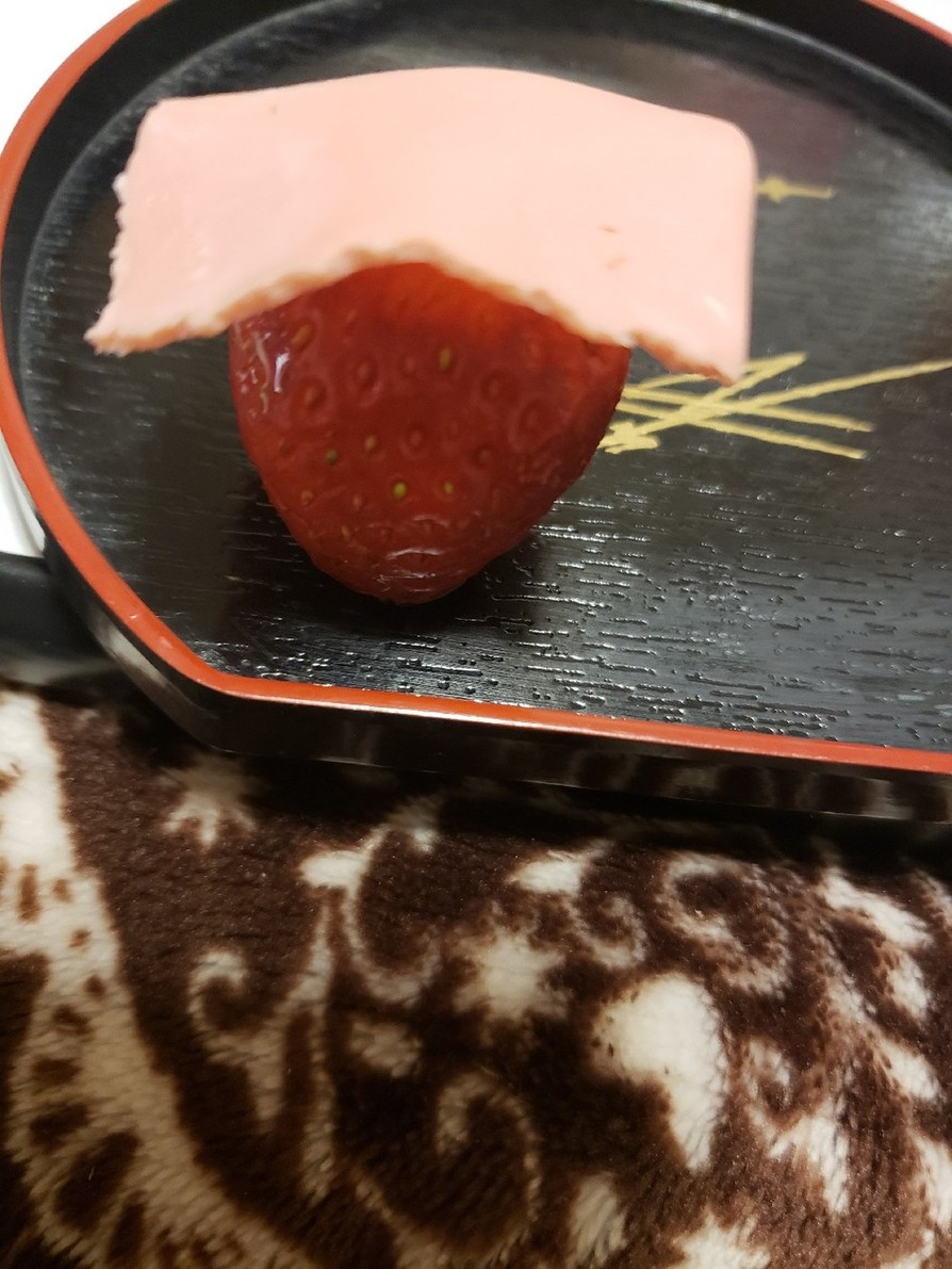 簡単苺生スライスチョコレートバレンタインの画像