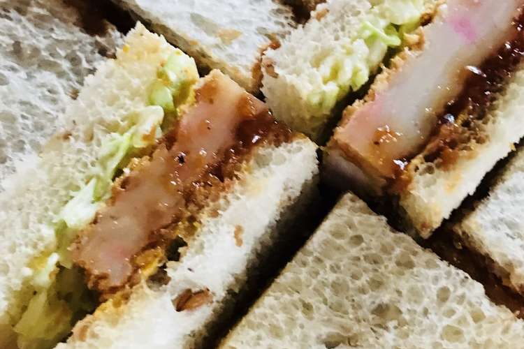 ブレンドソースでありあわせカツサンド レシピ 作り方 By Bistromiti クックパッド 簡単おいしいみんなのレシピが375万品