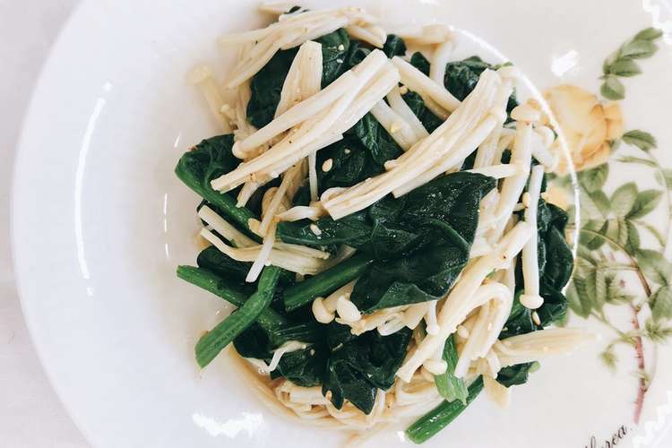 あんこう醤油 ほうれん草の魚醤和え レシピ 作り方 By 能水商店 クックパッド 簡単おいしいみんなのレシピが358万品