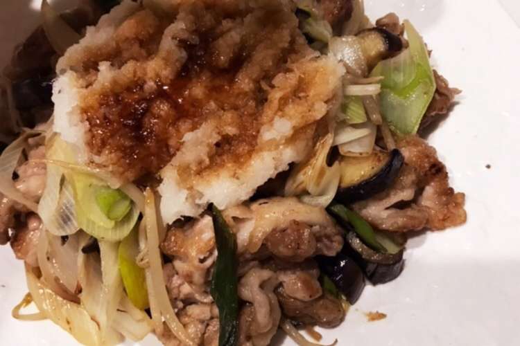 豚肉と野菜炒め おろしポン酢でさっぱりと レシピ 作り方 By Myuクック クックパッド 簡単おいしいみんなのレシピが357万品