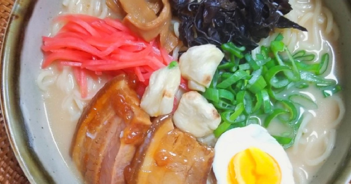 鍋スープで豚骨醤油ラーメン レシピ 作り方 By 春菜食堂y クックパッド 簡単おいしいみんなのレシピが358万品