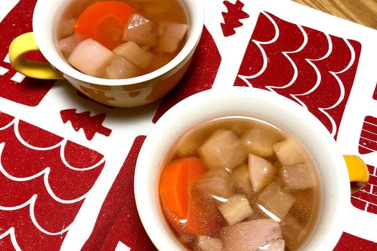 あったか根菜スープ 離乳食取り分けにも レシピ 作り方 By ままとん クックパッド 簡単おいしいみんなのレシピが360万品