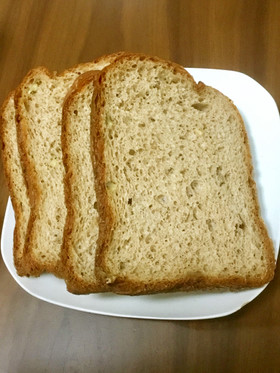 時短!チアシードで膨らむ大豆粉くるみパン