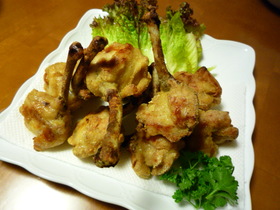 市販の唐揚げ粉で簡単♪ヘルシー唐揚げ