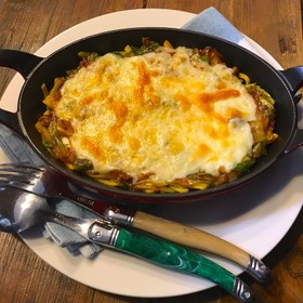 糖質制限!ミートパスタグラタン