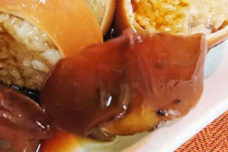 コープおいしい五目おこわ でっぷりイカ飯 レシピ 作り方 By 赤紫芋介 クックパッド