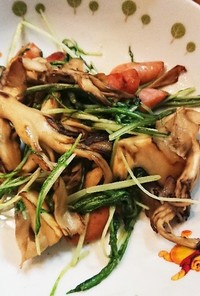 舞茸と水菜の炒め物(低糖質)