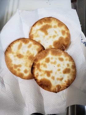 ギョーザの皮でヘルシーアップルパイ