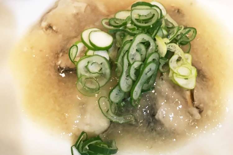 京都のおばんざい 簡単 牡蠣のみぞれ旨煮 レシピ 作り方 By Anglique クックパッド 簡単おいしいみんなのレシピが352万品