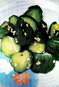 胡瓜のピリ辛和え(小学校のレシピ)