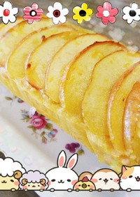 マクロビ☆みかんとりんごのパウンドケーキ