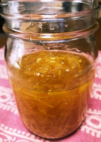 風邪予防に、簡単柚子茶、ゆずジャム