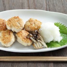 糖質制限★大豆と鶏胸肉のヘルシーつくね