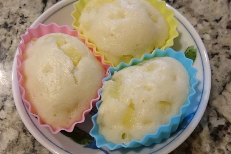 りんごの蒸しパン 離乳食 レシピ 作り方 By Poucette クックパッド 簡単おいしいみんなのレシピが349万品