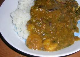 =3=)♪さつまいもキーマカレー