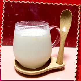 飲むヨーグルトにおからパウダー&レモン汁