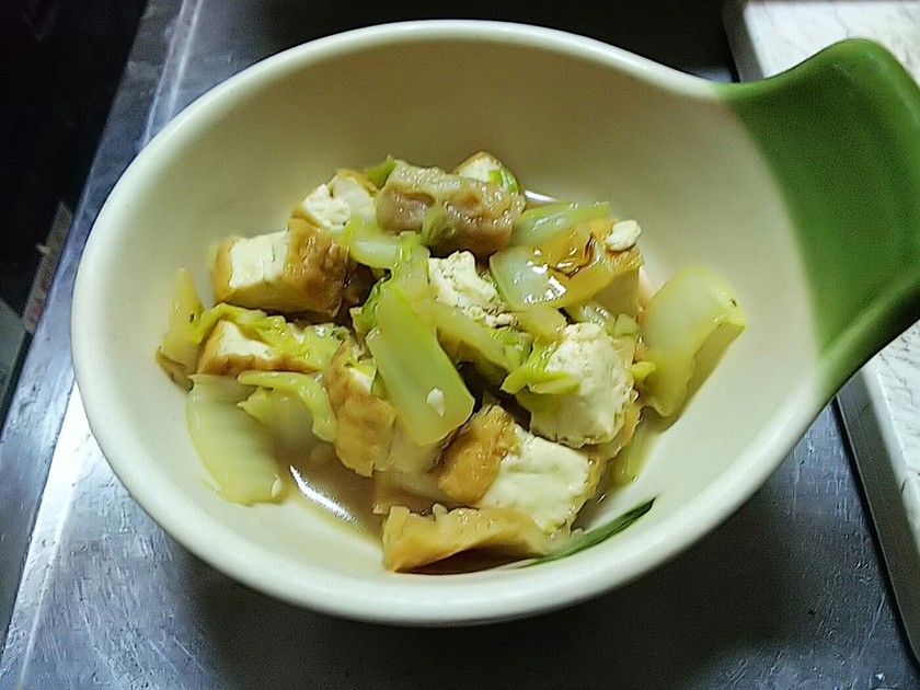 白菜と厚揚げの煮物 by AyakoKonno 【クックパッド】 簡単おいしいみんなのレシピが350万品