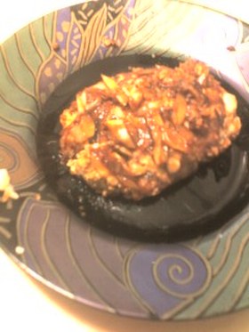 豆腐入り♪ねぎソースの照り焼きハンバーグ