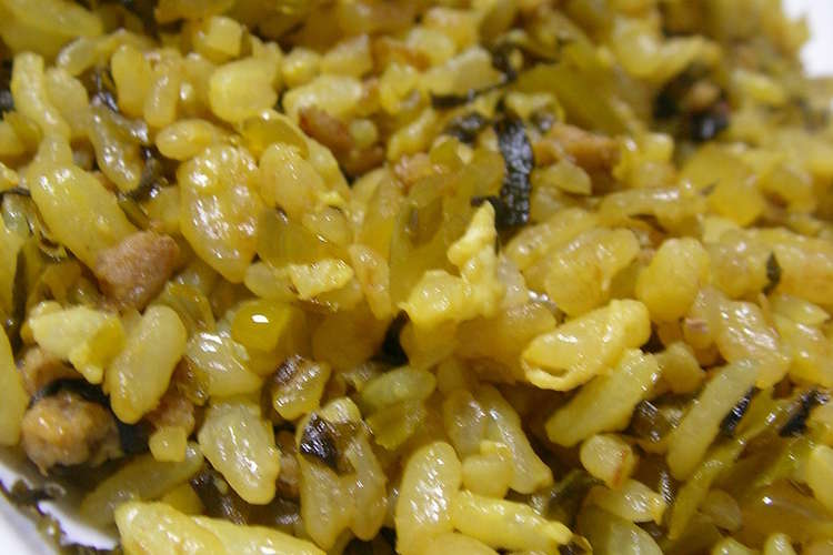 男の料理 高菜のパラパラチャーハン レシピ 作り方 By ゆーにゃお クックパッド